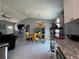 Open living area features modern furniture, an aquarium, and a bright interior at 1100 Nw 126Th Ln, Citra, FL 32113