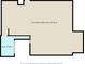 Floor plan showcasing kitchen/living room, with total square footage and bath at 11170 Sw 190Th Ave, Dunnellon, FL 34432