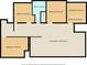 Detailed floor plan illustrating layout of bedrooms and living room, including measurements at 11170 Sw 190Th Ave, Dunnellon, FL 34432
