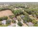Expansive aerial view of neighborhood homes surrounded by lush trees and greenery, offering peace and privacy at 19586 Sw 84Th Pl, Dunnellon, FL 34432