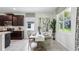 Dining room featuring an elegant table setting with modern decor and natural light at 3066 Canopy Oak Blvd, Wildwood, FL 34785