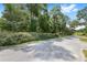 Residential street featuring a lush green bush and mature trees along the road at 4701 Nw 60Th Terrace, Ocala, FL 34482