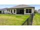 Spacious, fenced-in backyard showcasing a well-maintained lawn at 6235 Sw 95Th Pl, Ocala, FL 34476