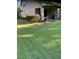 Lush backyard featuring a well-manicured lawn and covered patio area perfect for outdoor relaxation at 9170 Sw 65Th Loop, Ocala, FL 34481