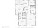Detailed floor plan of a well-designed home with spacious living areas, bedrooms, kitchen, and attached garage at 2008 Tweed Ct, Leesburg, FL 34788