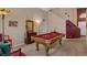 Game room featuring a pool table and stylish decor at 2434 Walnut Heights Rd, Apopka, FL 32703