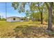 Spacious backyard with shade trees and ample space for outdoor activities at 6 Bahia Circle Loop, Ocala, FL 34472