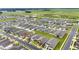 Wide aerial view of new residential development with expansive lots and modern home designs at 7224 Sw 61St Pl, Ocala, FL 34474