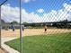 Community ballfield with chain link fence showing outdoor recreation at 11871 Se 91St Cir, Summerfield, FL 34491