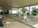 Spacious covered patio with ample seating, perfect for outdoor relaxation and gatherings at 11871 Se 91St Cir, Summerfield, FL 34491