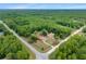 A stunning aerial perspective shows the home nestled amid a lush forest landscape at 12495 Sw 66Th St, Ocala, FL 34481
