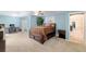 Spacious main bedroom with access to the pool area at 12495 Sw 66Th St, Ocala, FL 34481