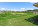 A sprawling green backyard stretches out from the home, providing ample space and a tranquil outdoor setting at 16192 Se 104Th Ter, Summerfield, FL 34491
