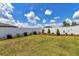 A spacious backyard with healthy grass and a white vinyl fence creates a private outdoor space at 16969 Sw 40Th Cir, Ocala, FL 34473