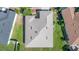 An overhead view displays the roof, landscaping, and architectural lines of the home at 4225 Sw 57Th Ave, Ocala, FL 34474
