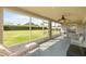 Screened patio overlooking the fenced yard and landscaped backyard at 4225 Sw 57Th Ave, Ocala, FL 34474