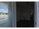 Bright bedroom with hardwood flooring and a mini-split A/C system at 4345 Nw 27Th Pl, Ocala, FL 34482