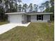 Charming single-story home with a two-car garage, featuring stone accents and a well-maintained front lawn at 960 Nw Redwood Dr, Dunnellon, FL 34431