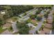 Aerial view showcasing the home's location within the neighborhood at 9891 Se 138Th Loop, Summerfield, FL 34491