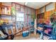 Organized garage space featuring a window for natural light and plenty of room for storage at 1228 Maria Ct, Lady Lake, FL 32159