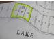 Detailed plot map showing property lot lines near a lake at 1675 Se 190Th Ave, Silver Springs, FL 34488