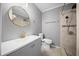 Bathroom with a vanity and sink and a walk-in shower at 219 Marion Oaks Ln, Ocala, FL 34473