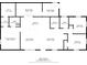 Detailed floor plan showcasing layout of living room, bedrooms, kitchen, dining area, and bathrooms at 219 Marion Oaks Ln, Ocala, FL 34473