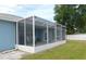 Relaxing screened porch with comfortable seating, providing the perfect space for outdoor living at 2909 Ne 25Th St, Ocala, FL 34470
