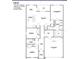 Detailed floor plan of a 3 bedroom, 2 bath home featuring a 2 car garage and lanai at 3131 Ne 46Th Ave, Ocala, FL 34470
