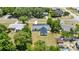 Overhead view of a single-Gathering home featuring a dark metal roof and a spacious yard in a peaceful residential area at 4095 Sw 144Th St, Ocala, FL 34473