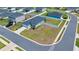 Corner lot house with a fenced yard, two-car garage, and well-manicured landscaping at 5621 Sw 90Th Ln, Ocala, FL 34476
