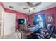 Home office featuring a desk and a TV at 7 Larch Dr, Ocala, FL 34480