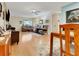 Spacious living room features hardwood floors, recessed lighting, and an open layout for entertaining at 8785 Sw 93Rd Ln # C, Ocala, FL 34481