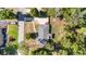 Birds eye view of a well-maintained single-story house featuring a modern roof and a long driveway at 1812 Se 38Th Ave, Ocala, FL 34471