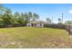 Expansive fenced backyard offering ample space for recreation, gardening, and outdoor entertainment opportunities at 2 Hemlock Trace Run, Ocala, FL 34472