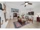 Bright open-concept living space with vaulted ceiling and breakfast bar at 3880 Sw 6Th Ave, Ocala, FL 34471