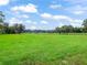 Expansive pasture with lush green grass, mature trees, and perimeter fencing at 402 Sw 127Th Pl, Ocala, FL 34473