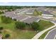 Aerial shot of a neighborhood, showcasing neat homes and well-kept landscaping at 4892 Nw 39Th Loop, Ocala, FL 34482