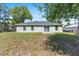 Spacious backyard with a well-maintained lawn, perfect for outdoor activities and relaxation at 5425 Pecan Rd, Ocala, FL 34472