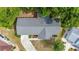 High angle aerial shot of the roof of the home with landscaping at 8137 Sw 117Th Loop, Ocala, FL 34481