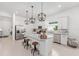 Spacious kitchen with stainless steel appliances, granite countertops and island seating at 8809 Sw 61St Loop, Ocala, FL 34481