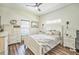 Cozy bedroom with wood floors, a comfortable bed, and ample natural light, creating a serene retreat for relaxation at 1839 Cr 543A, Sumterville, FL 33585