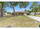 Residential home with mature shade trees and a large front yard, showing great curb appeal at 2819 Ne 32Nd Pl, Ocala, FL 34479