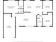 Detailed floor plan showcasing the layout, including Primary bedroom, kitchen, living room, and garage dimensions at 361 Oak Lane Drive Dr, Ocala, FL 34472