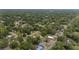Expansive aerial shot of a neighborhood, showcasing the density of trees and the layout of homes at 3800 Ne 24Th Ct, Ocala, FL 34479