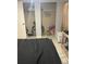 View of walk-in closets with built in shelving and racks for ample storage of clothing and personal items at 3800 Ne 24Th Ct, Ocala, FL 34479