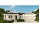 Charming single-story home featuring a covered front porch and two-car garage at 5830 Sw 121St Ter, Ocala, FL 34481