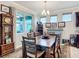 Inviting dining room with elegant dining table and natural light from the windows at 9237 Sw 60Th Terrace Rd, Ocala, FL 34476