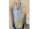 Close up of a professionally installed hot water heater with safety features at 10269 Sw 63Rd Ave, Ocala, FL 34476
