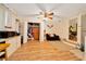 Spacious bedroom with laminate floors, open closet space and neutral color scheme at 1322 Ne 53Rd St, Ocala, FL 34479